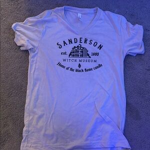 Bella Canvas Classic White Tee (v-neck)